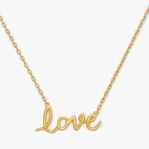 KATE SPADE Say Yes Love Pendant Necklace